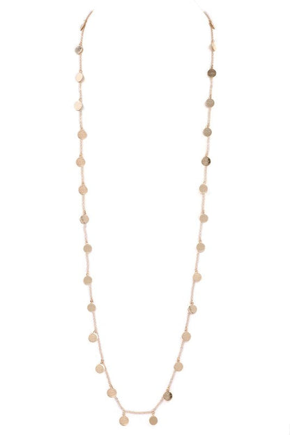 Disc Charm Necklace
