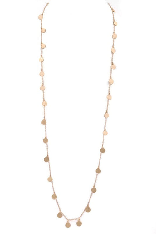 Disc Charm Necklace