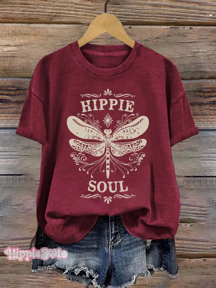Hippie Soul Art Print T-shirt