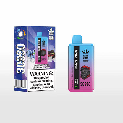 Bang 30000 30k Puffs 0% 2% 3% 5% Nicotine Double Taste  LCD Display Disposable Vape