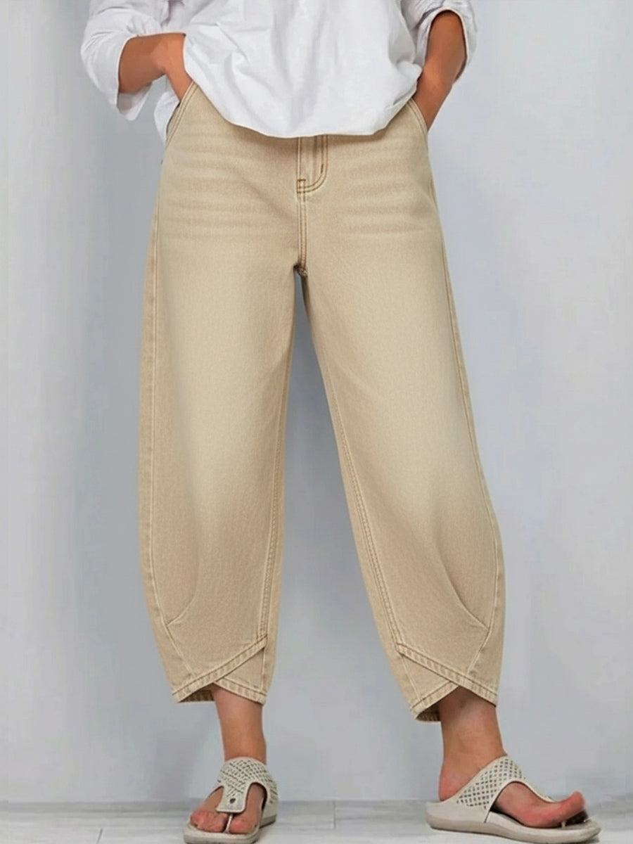 🔥 Women's Casual Simple Denim Cotton Pants