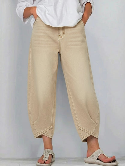 🔥 Women's Casual Simple Denim Cotton Pants