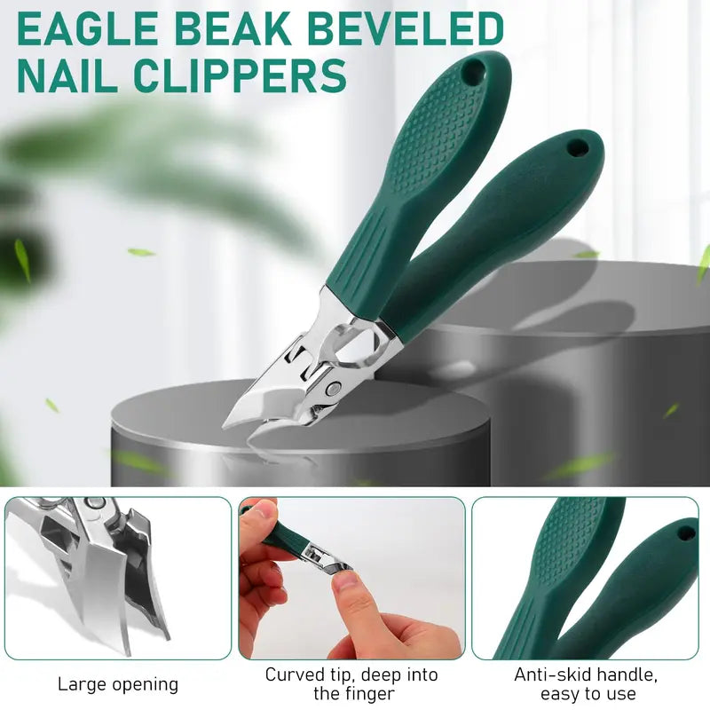 🔥50% OFF Today! Eagle Beak Nail Clippers ✨ Precision Angled Blade for Thick & Ingrown Nails