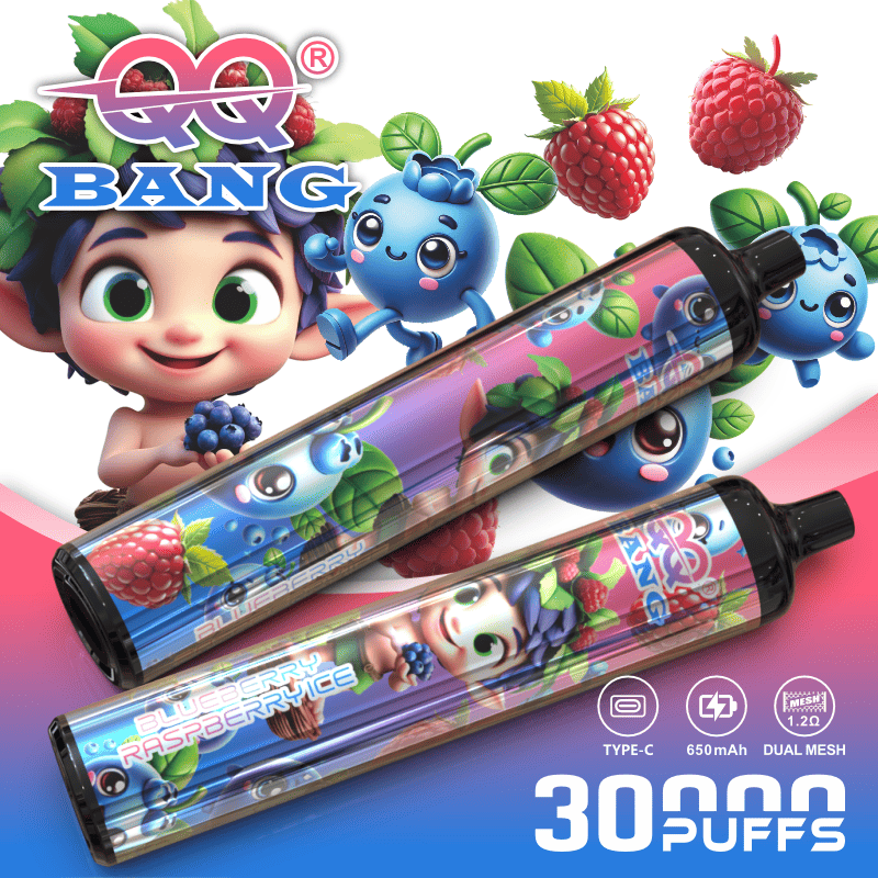 QQ Bang 30000 30K Puffs Original Disposable Vape Pen Type-C Rechargeable E-Cigarette