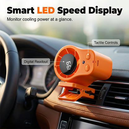 🎉❄️Last Day 50% OFF🔥✨Hands-Free Personal Cooling Fan with LED Display