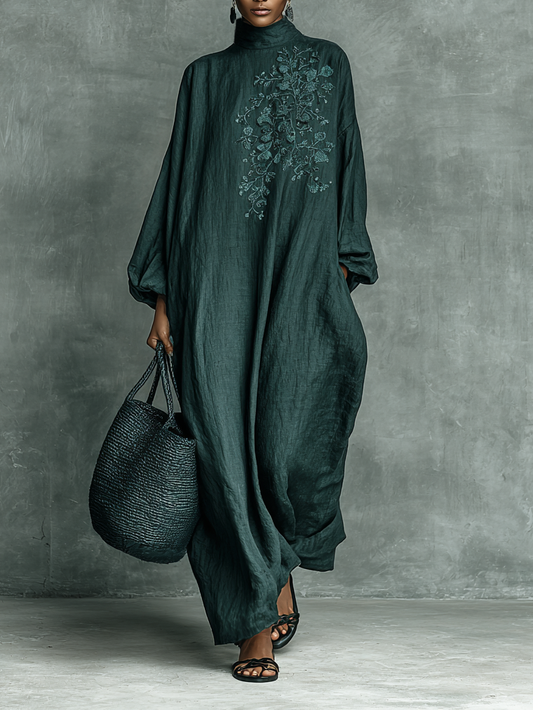 Alora - Premium Linen Maxi Dress