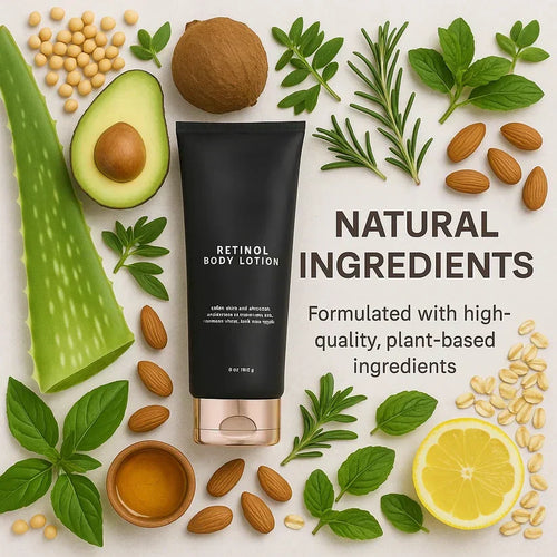 🔥[40% 𝐎𝐅𝐅 𝐋𝐀𝐒𝐓 𝐓𝐇𝐑𝐄𝐄 𝐃𝐀𝐘𝐒]Retinol Body Lotion 6 oz with Shea Butter and Ceramides Skin Care Hydrating-AAA1