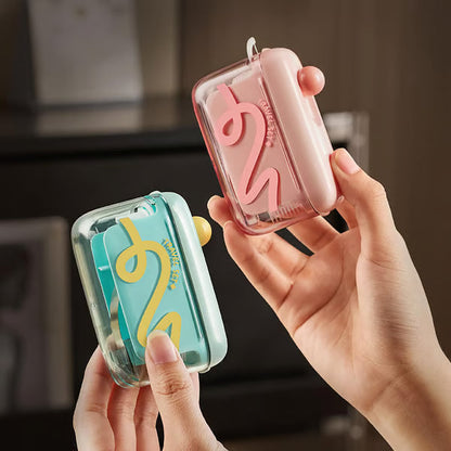 🦷✨Automatic Pop-Up Dental Floss Storage Dispenser，Just Press & Pop, Hygienic Storage. Great Gift For Oral Care Lovers!
