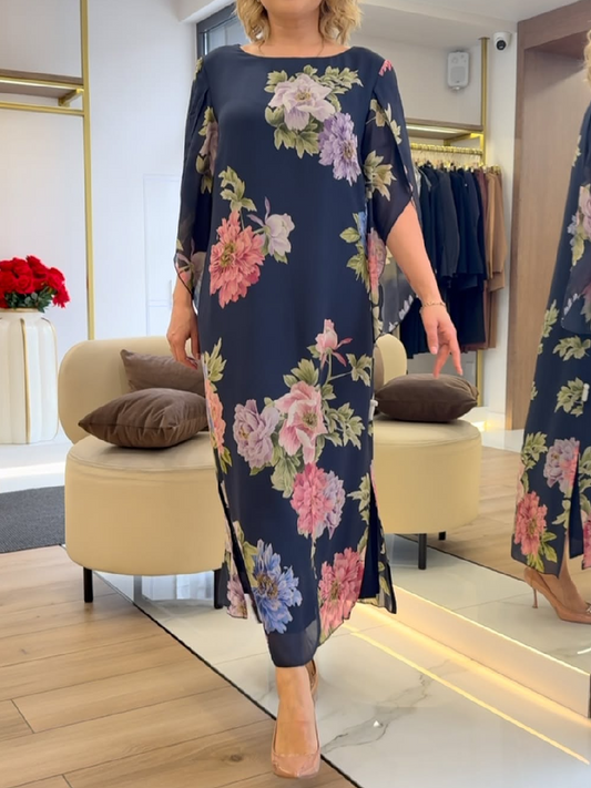 Halle - Floral Loose Maxi Dress