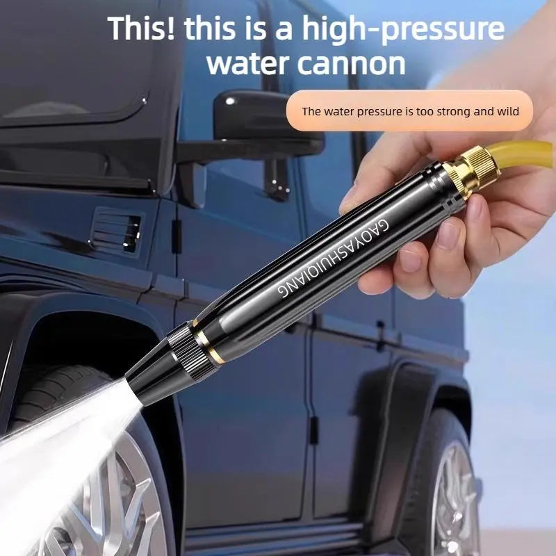 🚗 Make Car Washing Easier Than Ever! 💦 High-Pressure Water Gun 🚿 Powerful Spray with Booster Nozzle
