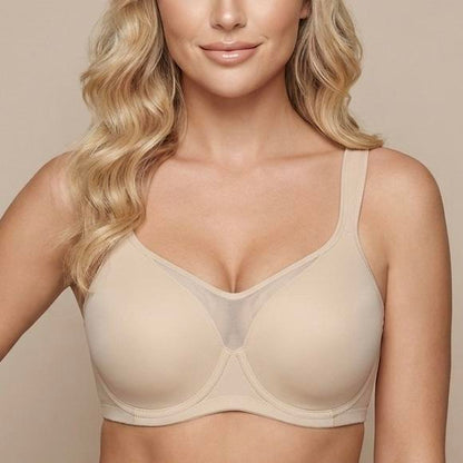 ⏳💐🖤Women's Elegant Sheer Full Coverage Non-padded Plus Size Bra