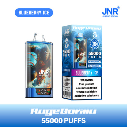 JNR Rage Gorilla 55K 55000 Puffs Smart Display Original Disposable Vape