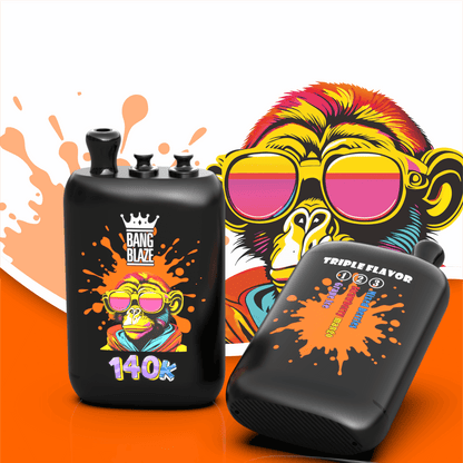 Bang Blaze 140000 140K Puffs 3 in 1 Flavors Original Rechargeable Disposable Vape
