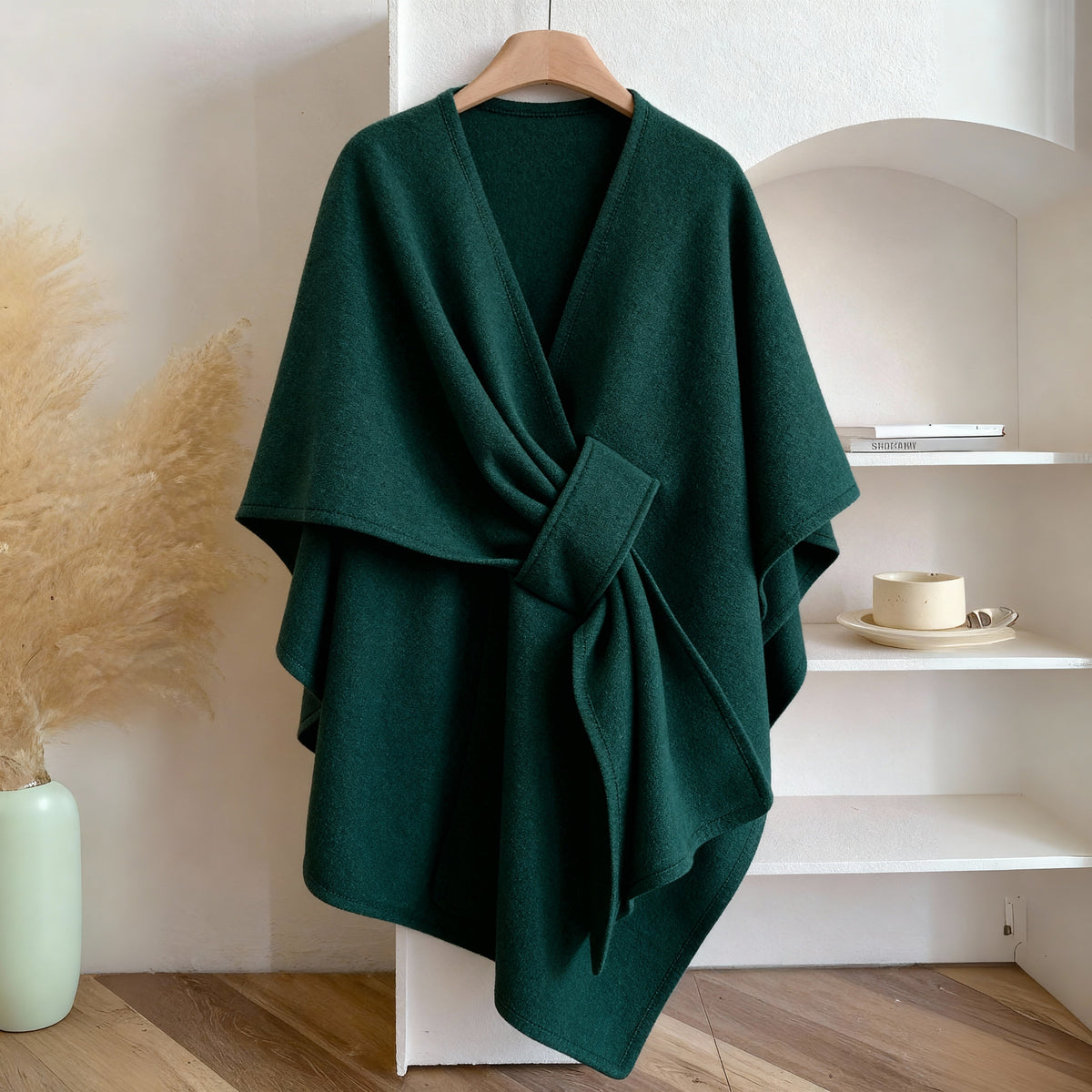 Teysia - Soft-Touch Draped Shawl