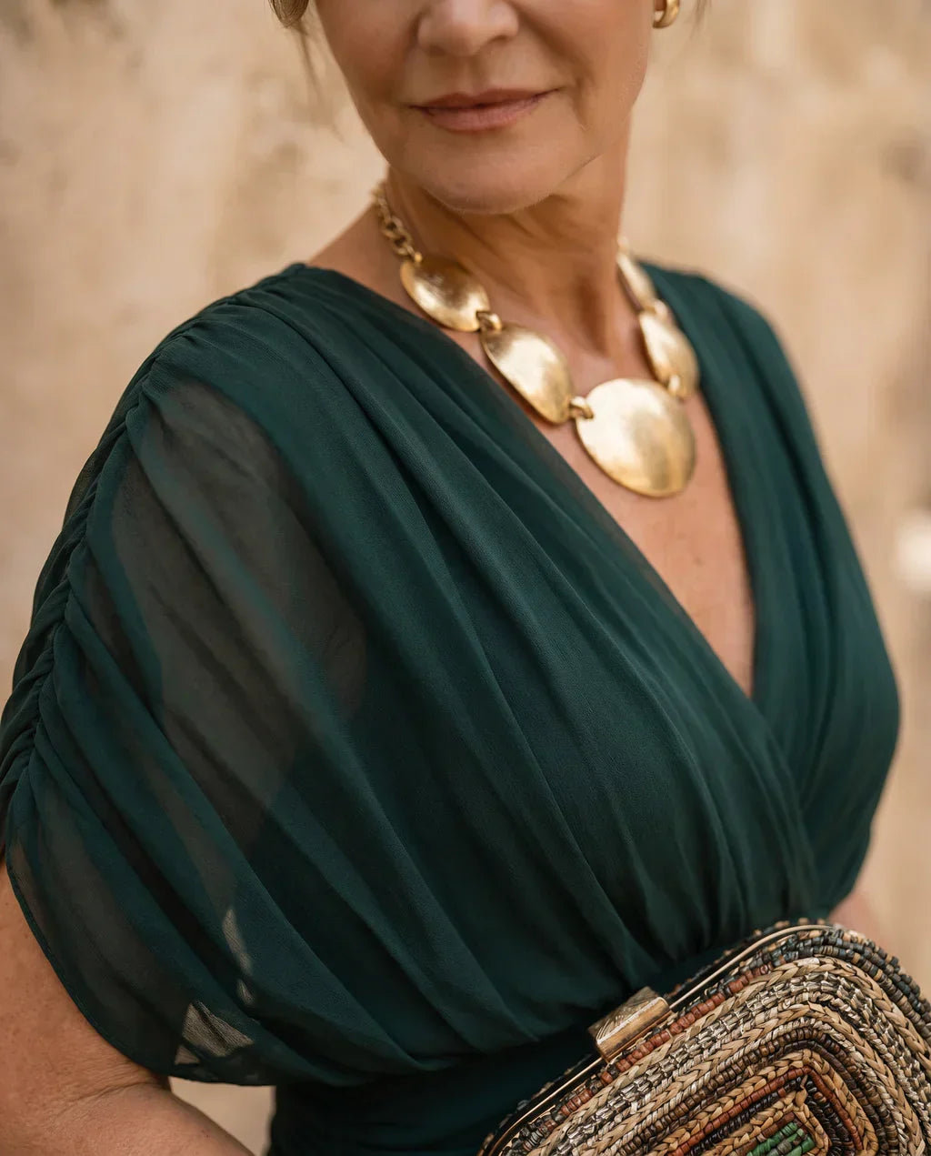 Samantha - Elegant Draped Dress
