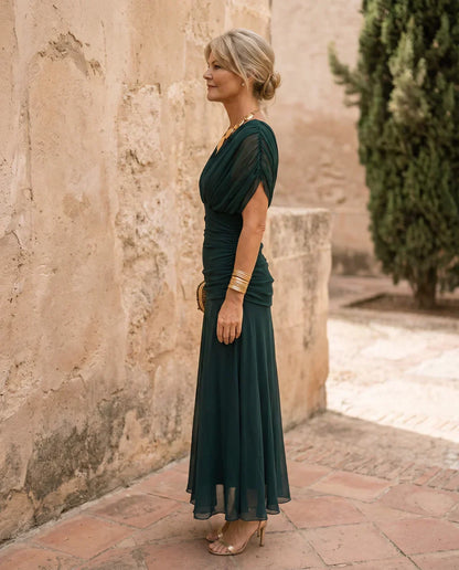 Samantha - Elegant Draped Dress