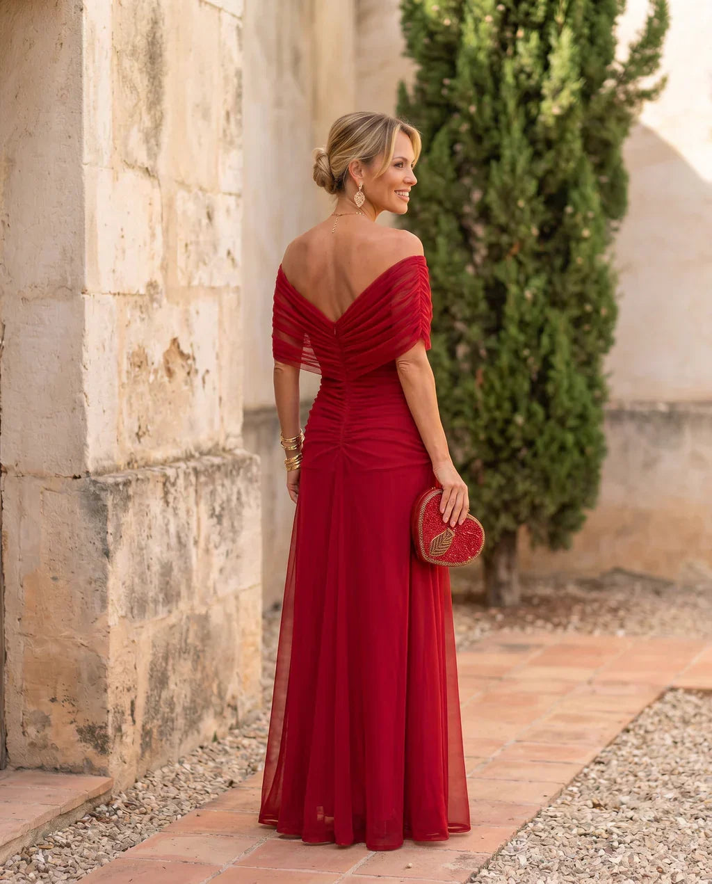 Samantha - Elegant Draped Dress
