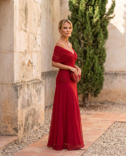 Samantha - Elegant Draped Dress