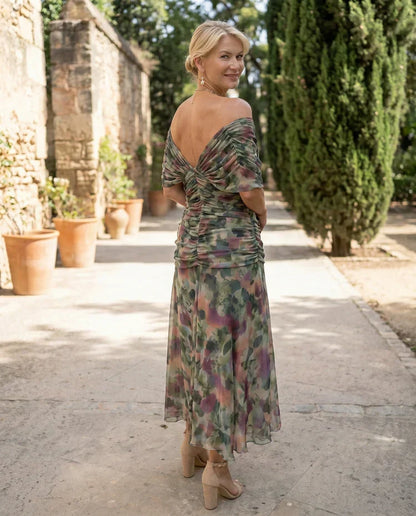 Samantha - Elegant Draped Dress