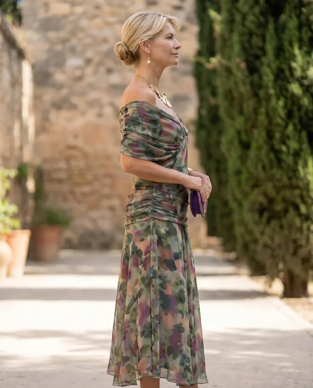 Samantha - Elegant Draped Dress