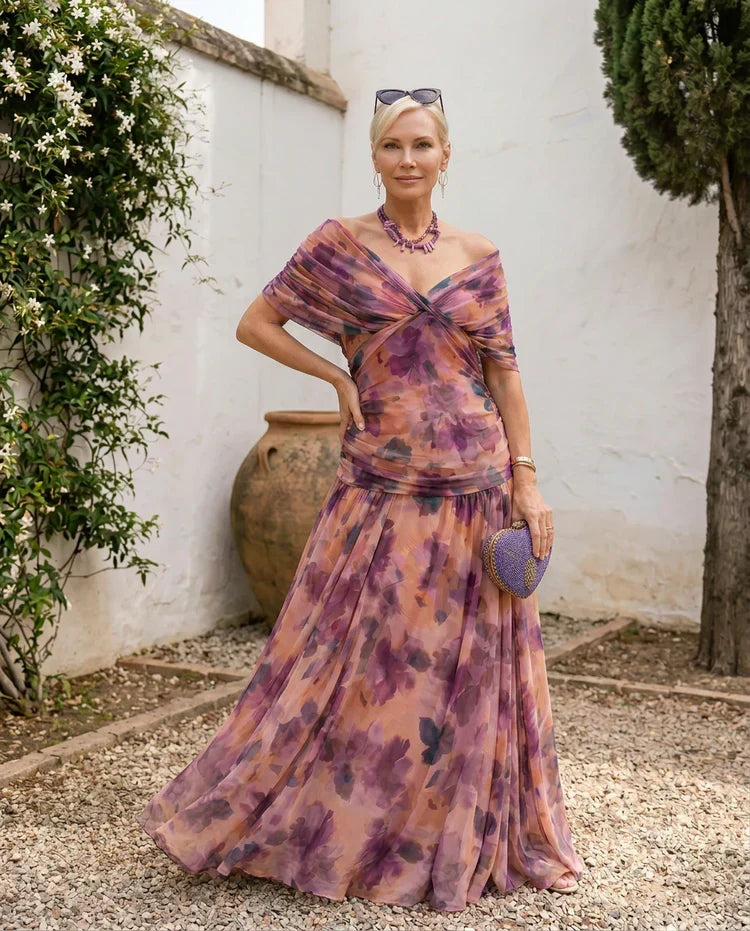Samantha - Elegant Draped Dress