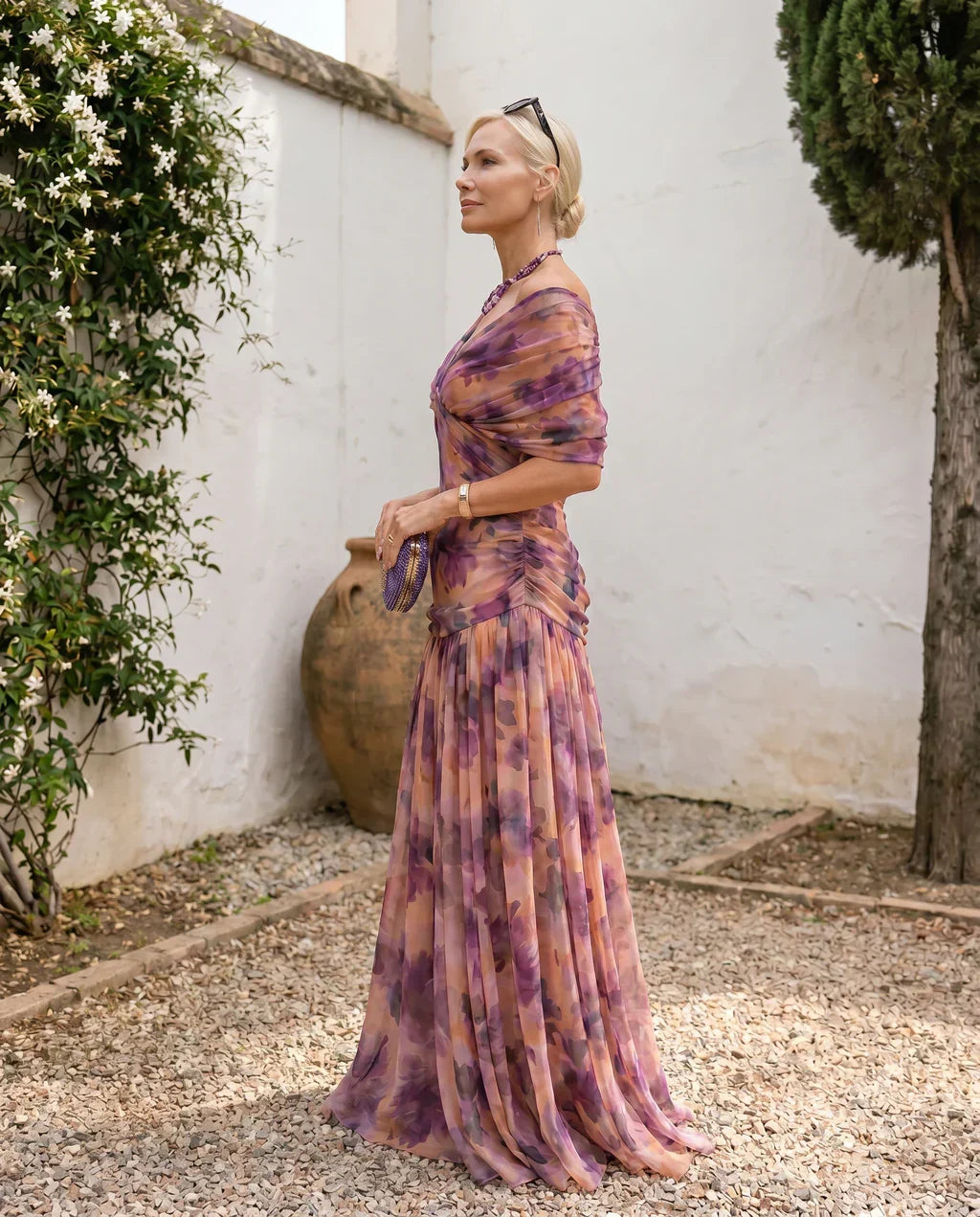 Samantha - Elegant Draped Dress