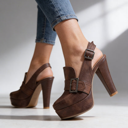 Aderynne - Cushioned Platform Heels