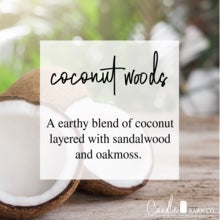 Coconut Woods 16oz Mason Jar Soy Candles
