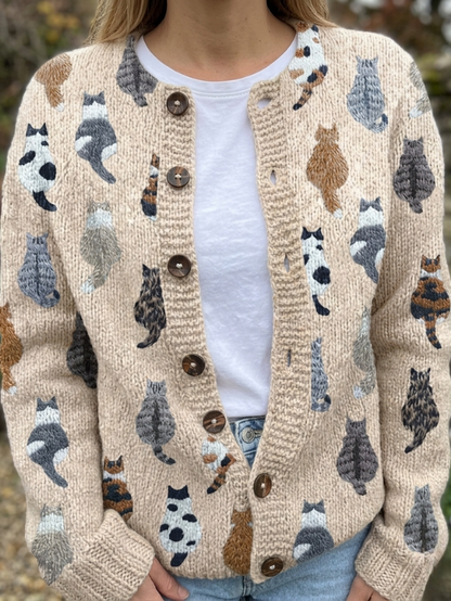 Ellavine - Soft-Touch Knit Cardigan
