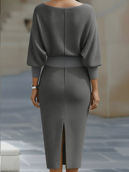 Avalon - Soft-Touch Batwing Midi Dress