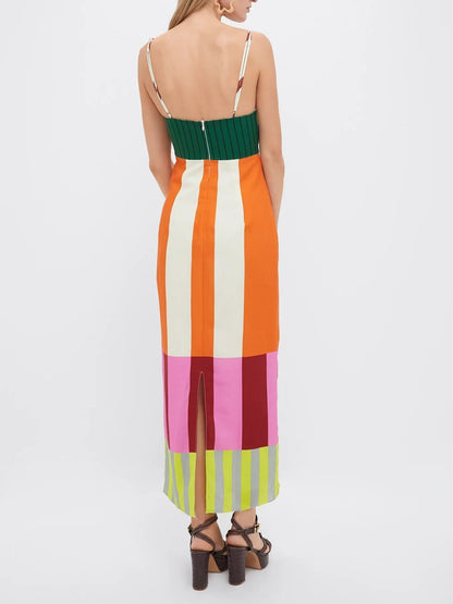 Norisse - Soft-Touch Striped Sundress