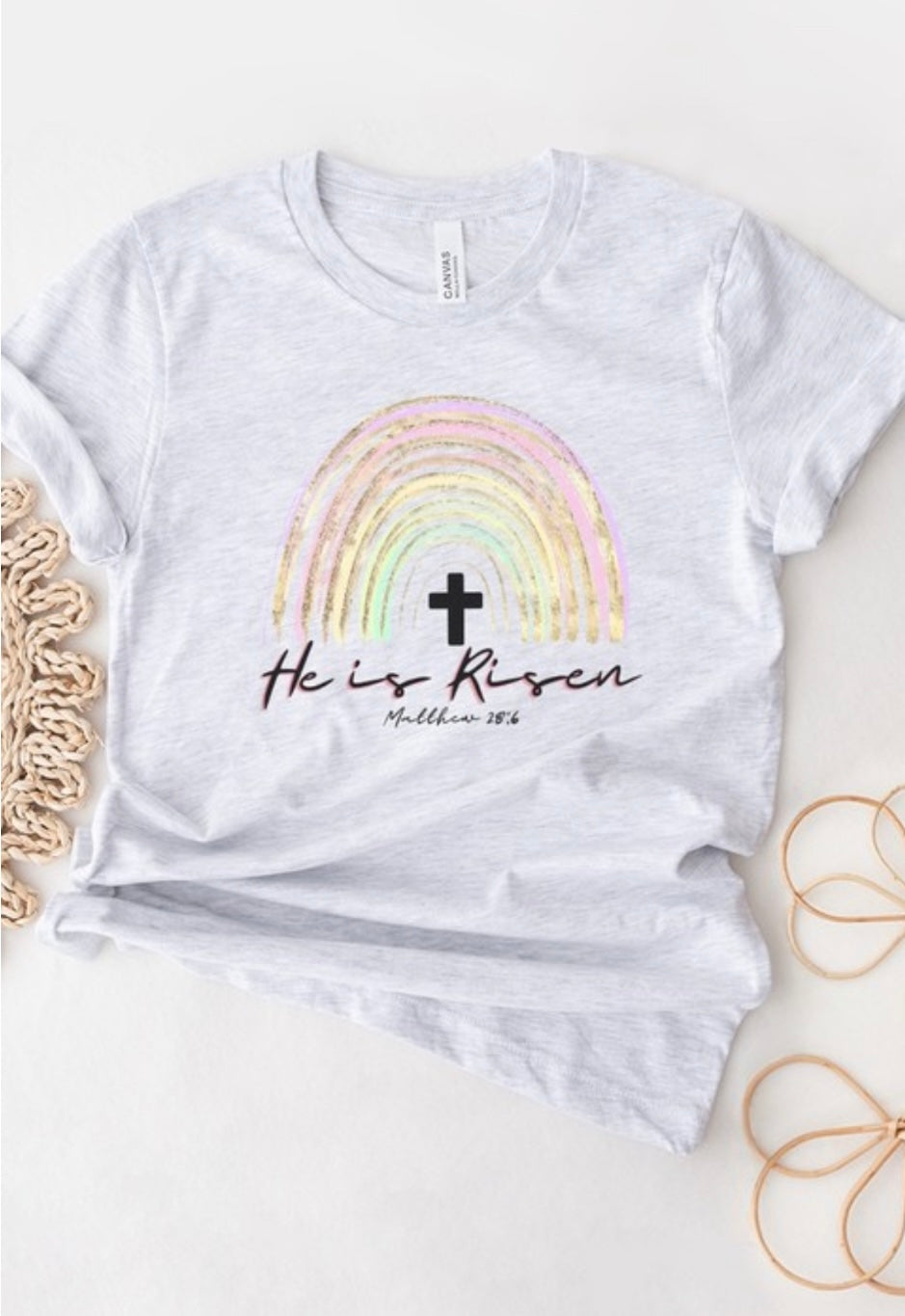 He Is Risen Graphic Tee