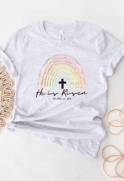 He Is Risen Graphic Tee