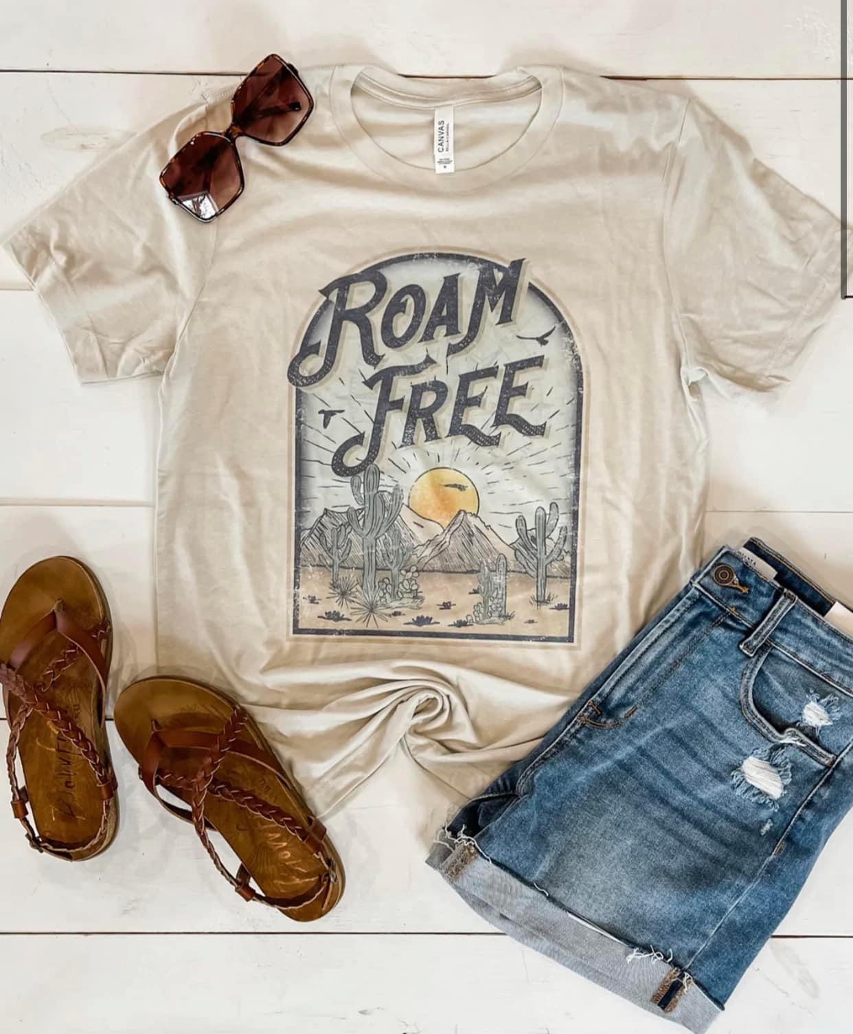 Roam Free Vintage Graphic Tee