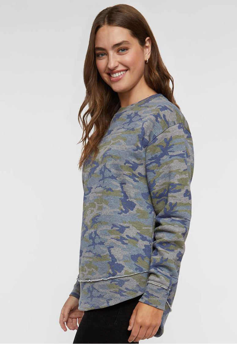 Weekend Fleece Casual Sweatshirt Vintage Camo