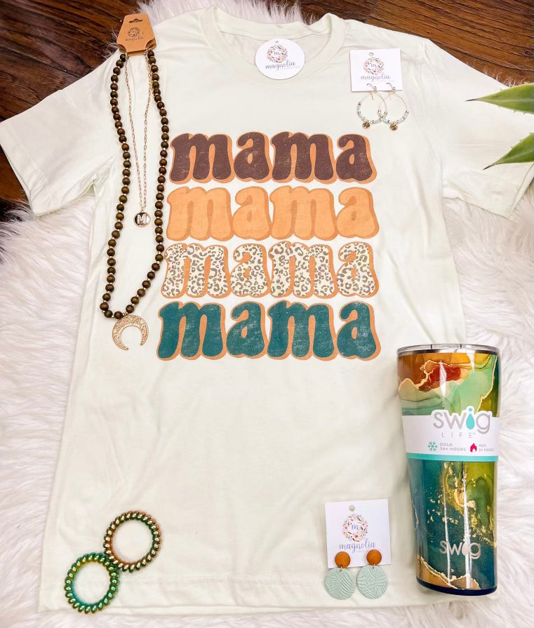 Citron Earth Tone Mama Graphic Tee