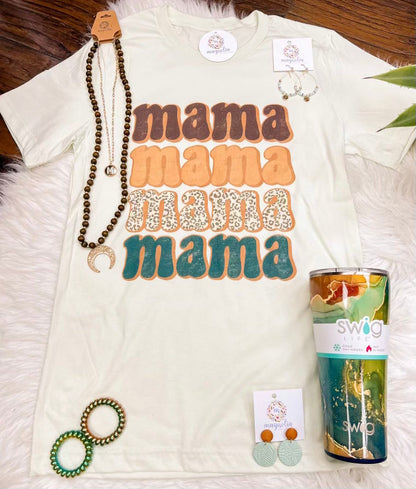 Citron Earth Tone Mama Graphic Tee