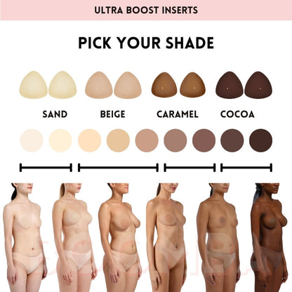 🔥 BUY 1 GET 1 FREE! ✨ Invisible Lift Bra Inserts 💖 Instant Lift, No Nipple Slips & Perfect for Low-Cut Tops