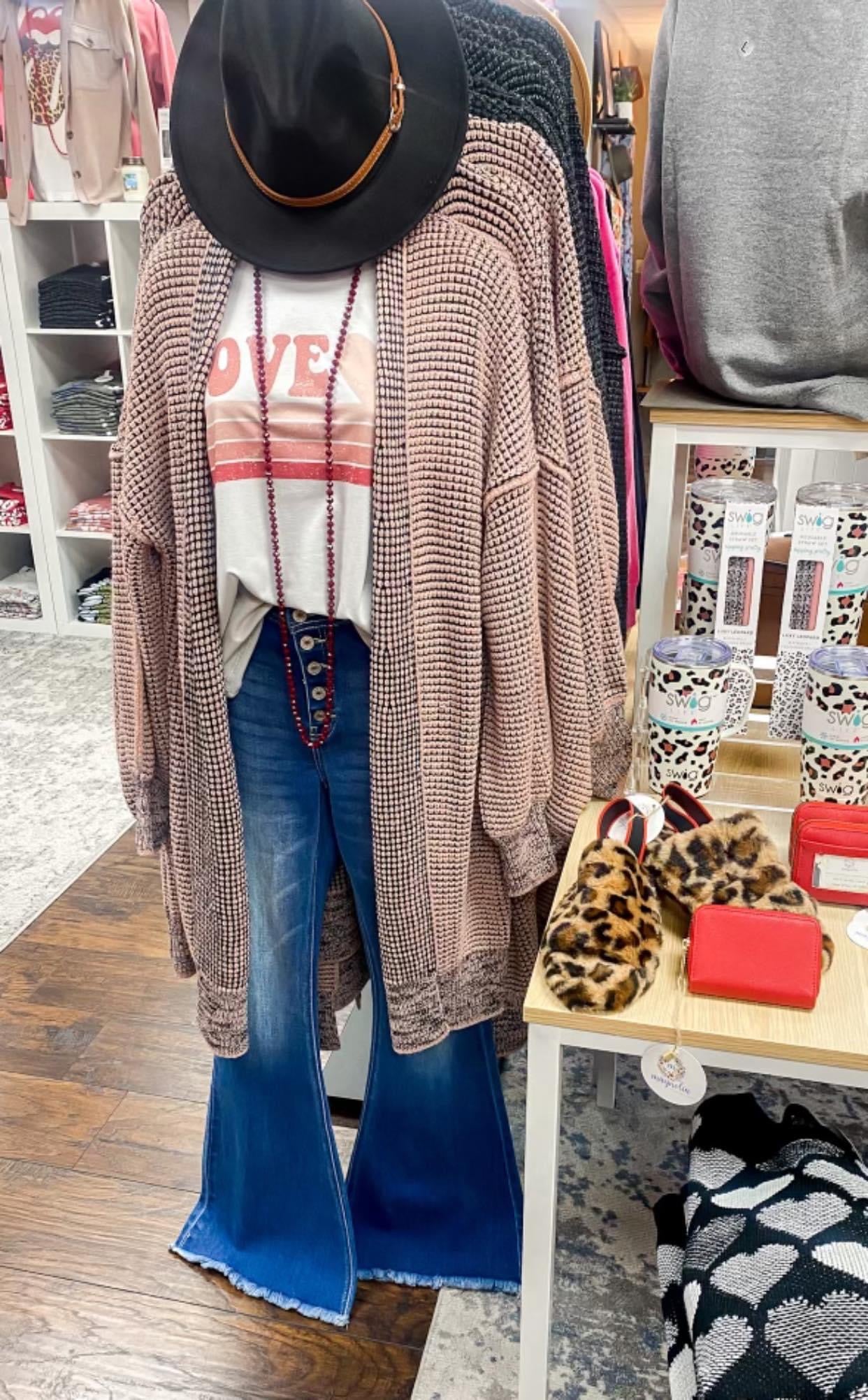 Vintage Stripe Love Tee
