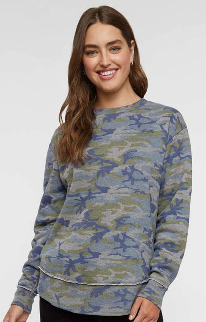 Weekend Fleece Casual Sweatshirt Vintage Camo