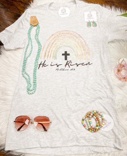 He Is Risen Graphic Tee