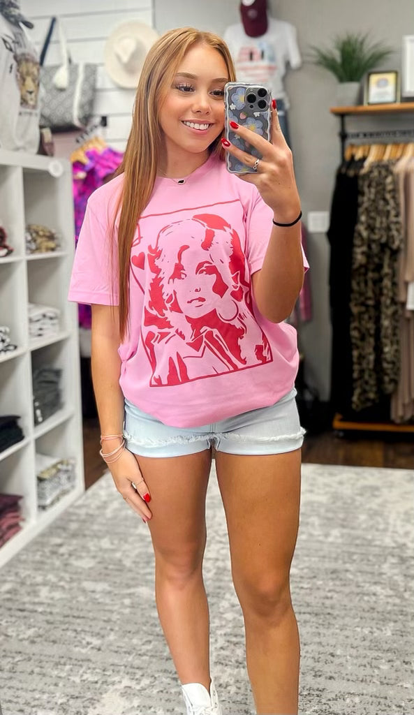 Dolly Queen Of Hearts Graphic Tee