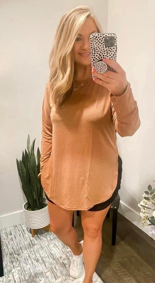 Athleisure Top Taupe