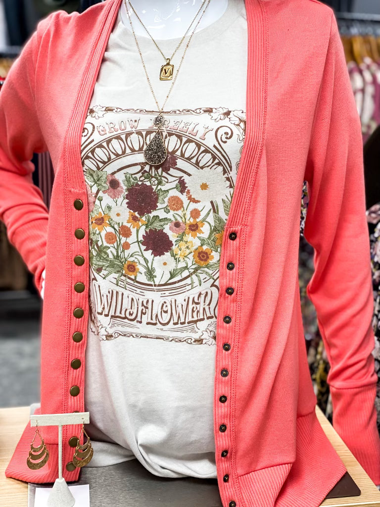 Wildflower Retro Graphic Tee