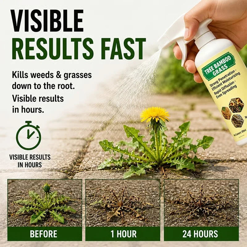 🔥Fast-Acting Natural Weed & Grass Killer Spray