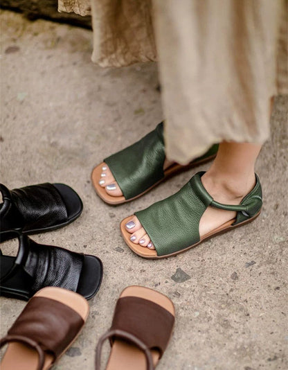 Fiorelle - Textured Open-Toe Sandals
