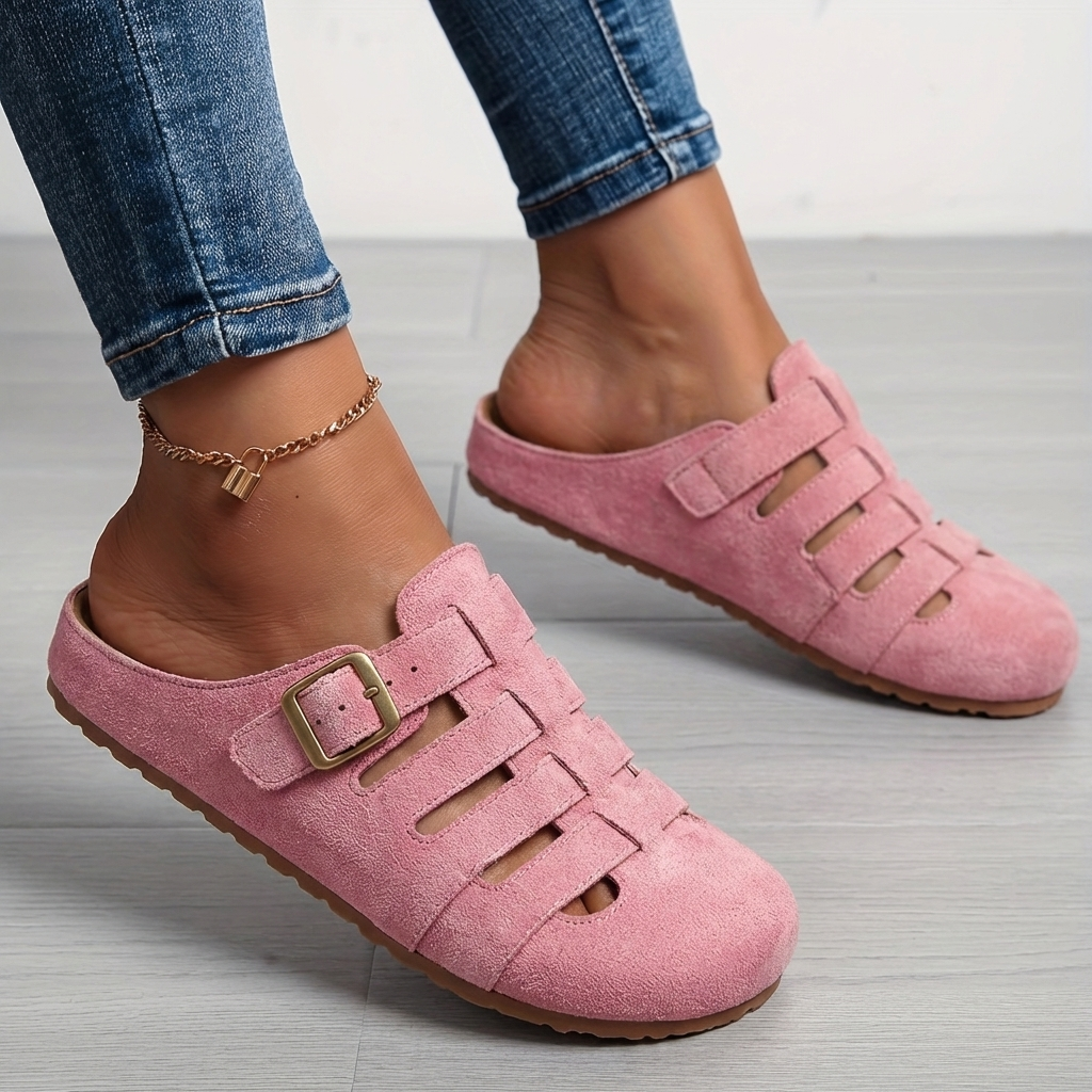 Elarae - Supportive Slip-On Mule Sandals
