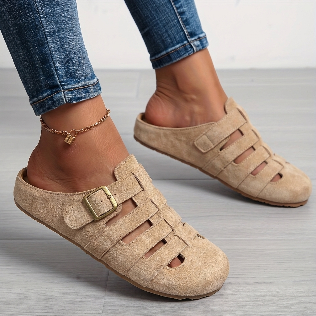 Elarae - Supportive Slip-On Mule Sandals