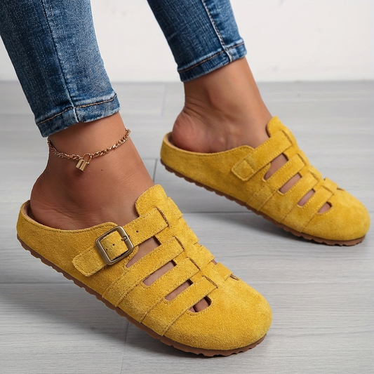 Elarae - Supportive Slip-On Mule Sandals