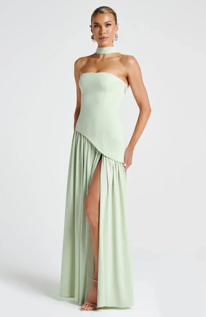 Rynellea - Elegant Strapless Evening Dress